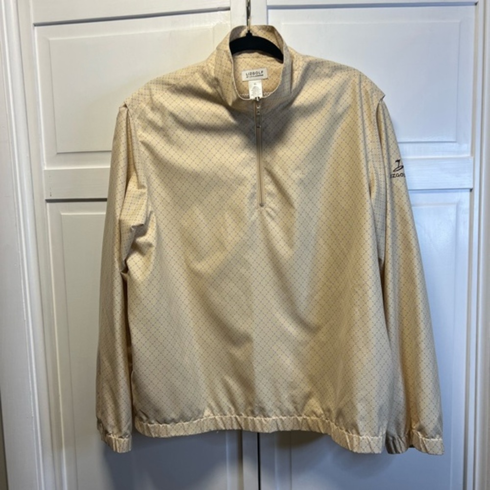 Lizgolf By Liz Claiborne 1/4 Zip Lightweight Pullover/Windbreaker Size Womens XL